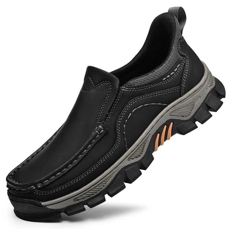 ⏰Promotion 60% OFF - 2025 New Men's Orthopedic Hands-Free Genuine Leather Slip On Loafers