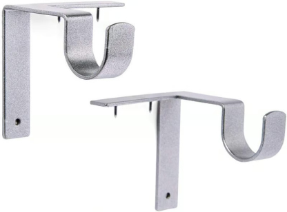 Single Curtain Rod Brackets