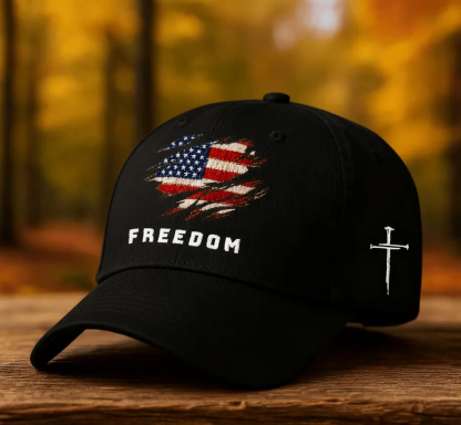🔥LAST DAY 49% OFF - Liberty American flag print baseball cap