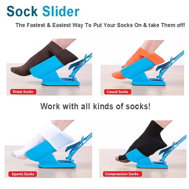 Sock Slider Aid – Easy Sock Helper for Seniors & Limited Mobility