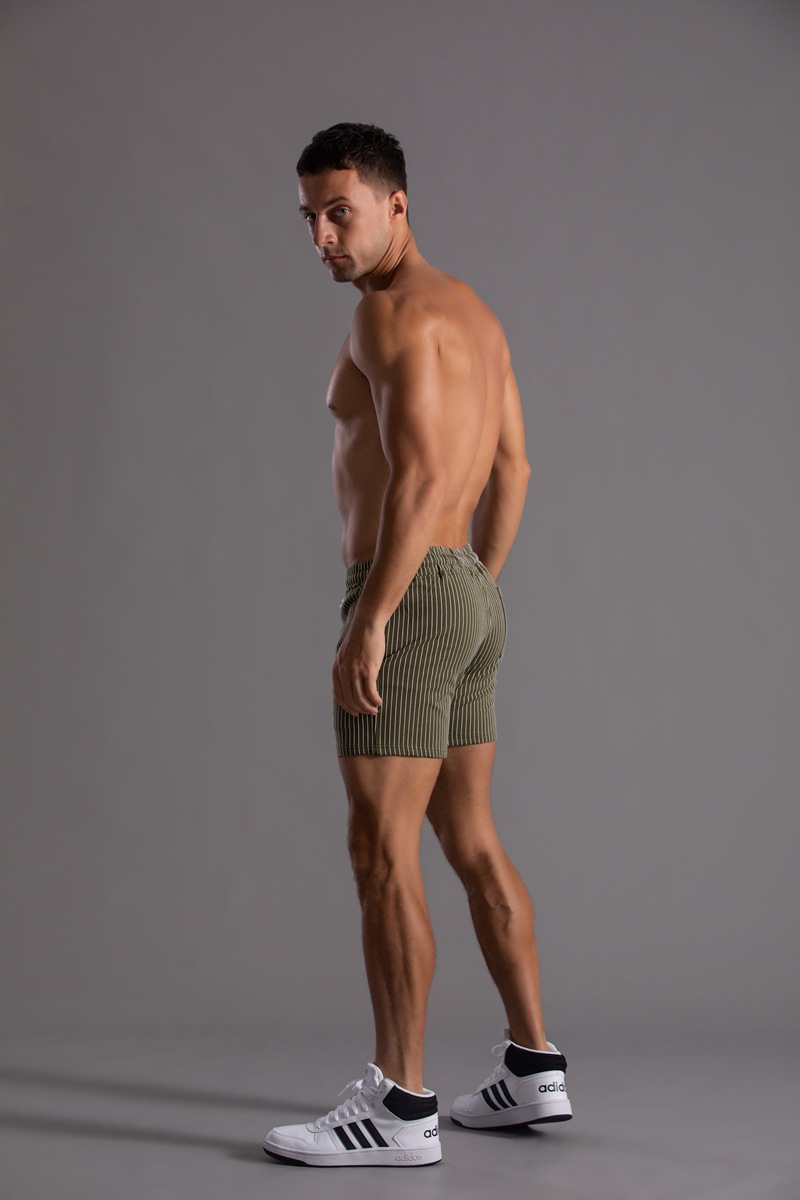 Super-Stretch Men's Workout Shorts Flexible Gym Shorts for Fitness