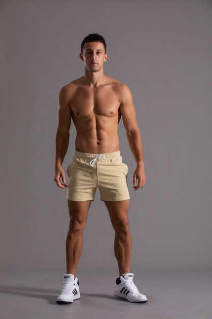 Super-Stretch Men's Workout Shorts Flexible Gym Shorts for Fitness