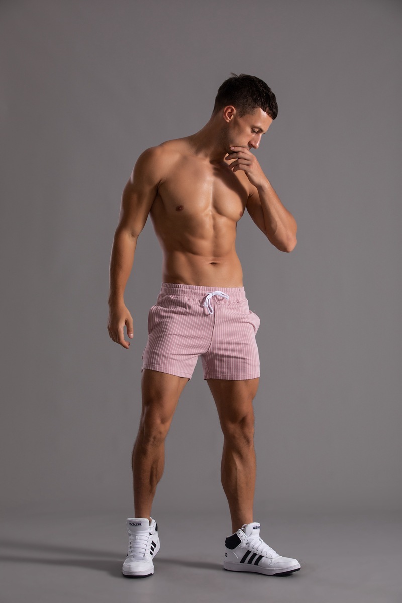 Super-Stretch Men's Workout Shorts Flexible Gym Shorts for Fitness