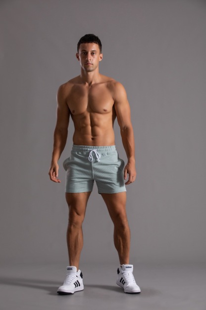 Super-Stretch Men's Workout Shorts Flexible Gym Shorts for Fitness