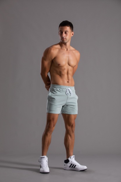 Super-Stretch Men's Workout Shorts Flexible Gym Shorts for Fitness