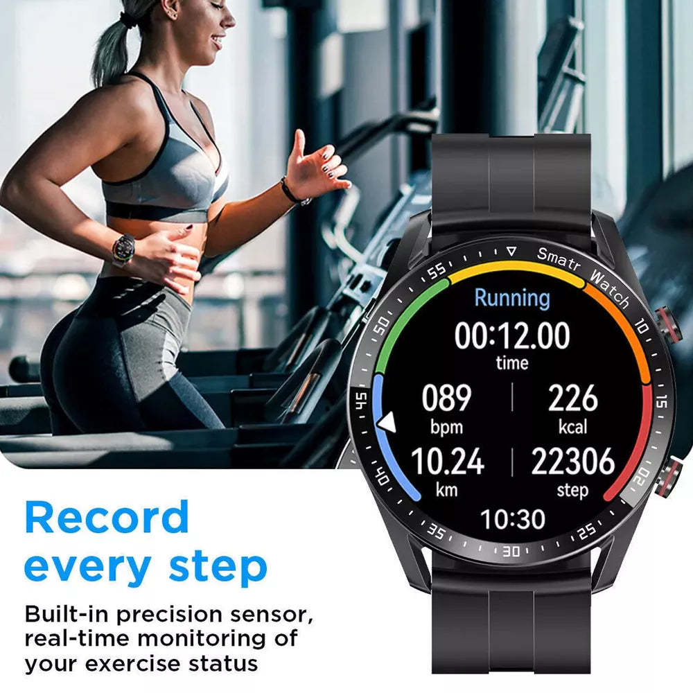 1.28-Inch Smartwatch with Advanced Health Tracking, NFC Payments & Bluetooth Calls