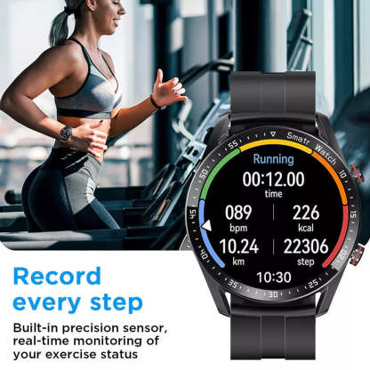 1.28-Inch Smartwatch with Advanced Health Tracking, NFC Payments & Bluetooth Calls