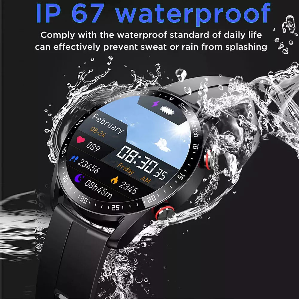 1.28-Inch Smartwatch with Advanced Health Tracking, NFC Payments & Bluetooth Calls