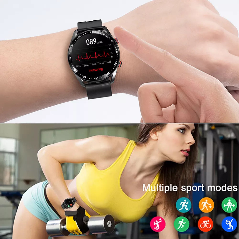 1.28-Inch Smartwatch with Advanced Health Tracking, NFC Payments & Bluetooth Calls