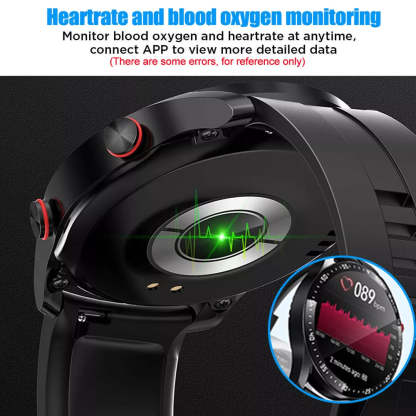 1.28-Inch Smartwatch with Advanced Health Tracking, NFC Payments & Bluetooth Calls