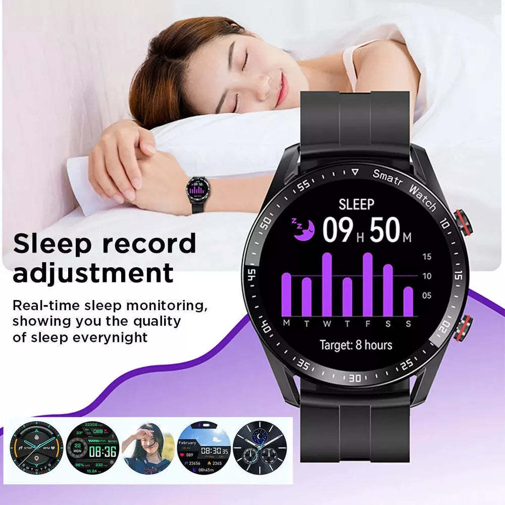 1.28-Inch Smartwatch with Advanced Health Tracking, NFC Payments & Bluetooth Calls