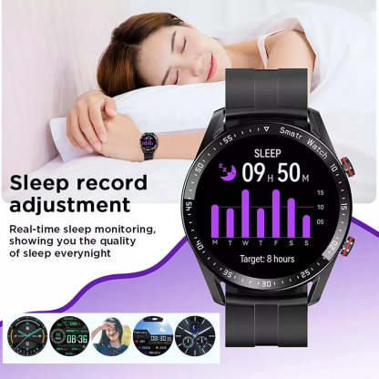 1.28-Inch Smartwatch with Advanced Health Tracking, NFC Payments & Bluetooth Calls