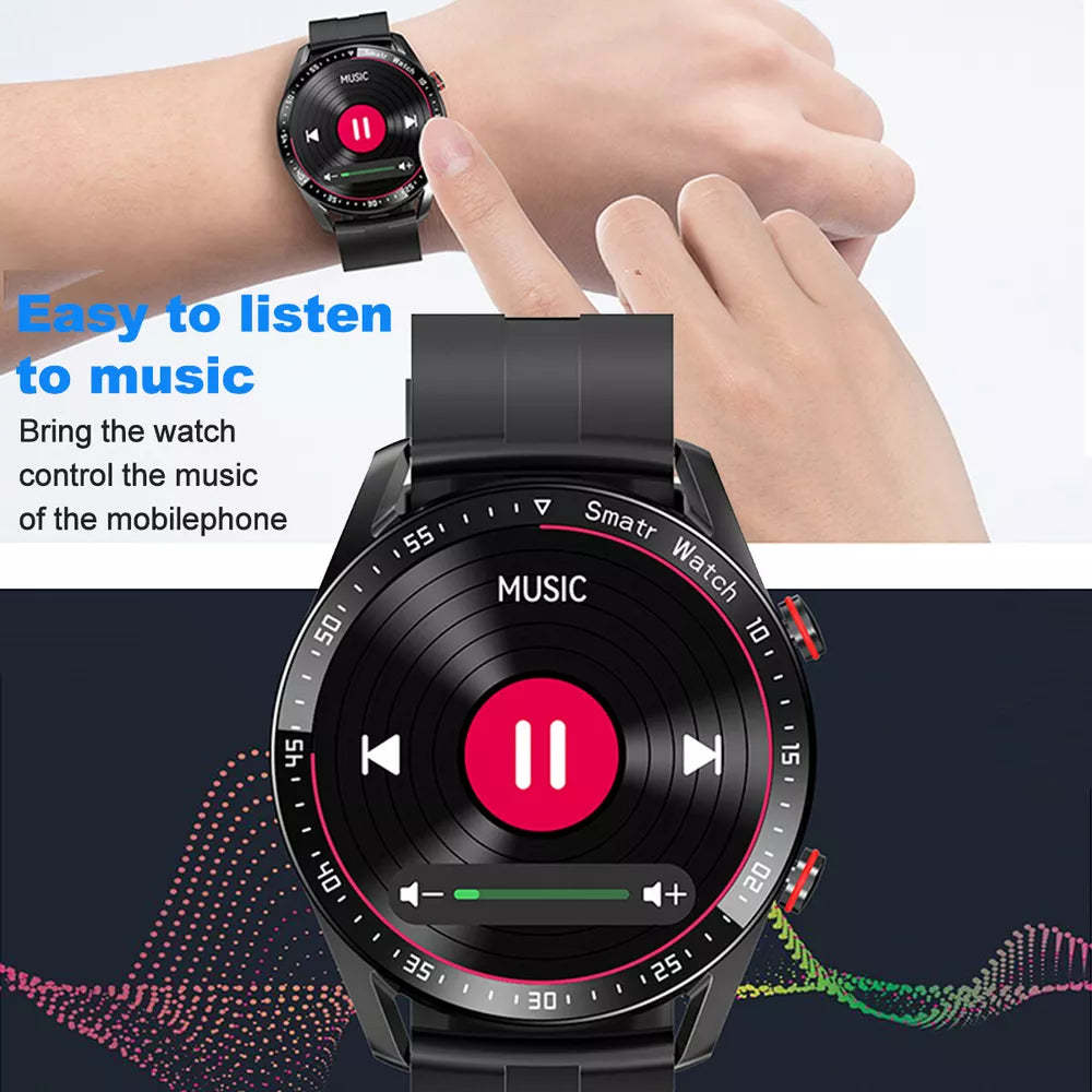 1.28-Inch Smartwatch with Advanced Health Tracking, NFC Payments & Bluetooth Calls