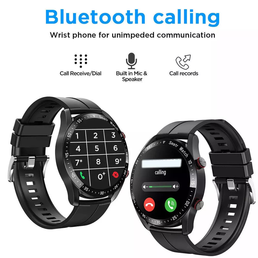1.28-Inch Smartwatch with Advanced Health Tracking, NFC Payments & Bluetooth Calls
