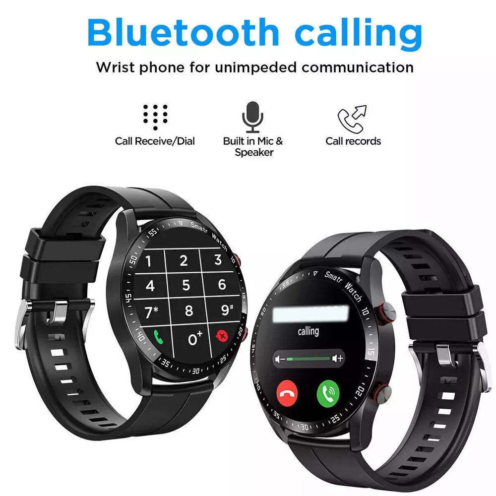 1.28-Inch Smartwatch with Advanced Health Tracking, NFC Payments & Bluetooth Calls