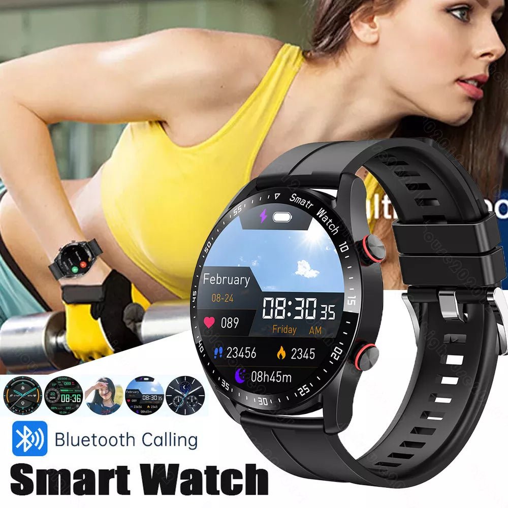 1.28-Inch Smartwatch with Advanced Health Tracking, NFC Payments & Bluetooth Calls