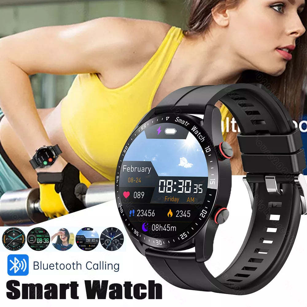 1.28-Inch Smartwatch with Advanced Health Tracking, NFC Payments & Bluetooth Calls