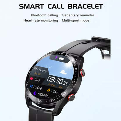 1.28-Inch Smartwatch with Advanced Health Tracking, NFC Payments & Bluetooth Calls