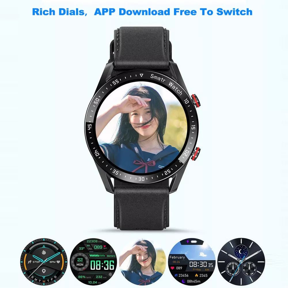 1.28-Inch Smartwatch with Advanced Health Tracking, NFC Payments & Bluetooth Calls