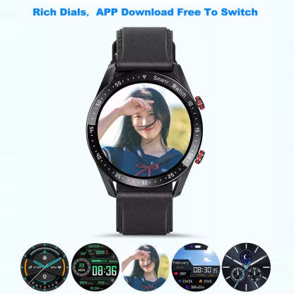 1.28-Inch Smartwatch with Advanced Health Tracking, NFC Payments & Bluetooth Calls