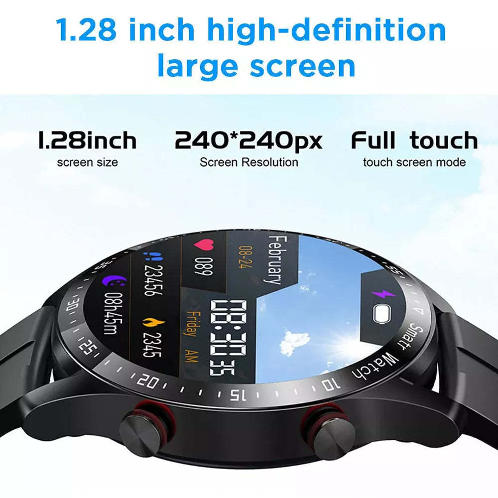 1.28-Inch Smartwatch with Advanced Health Tracking, NFC Payments & Bluetooth Calls