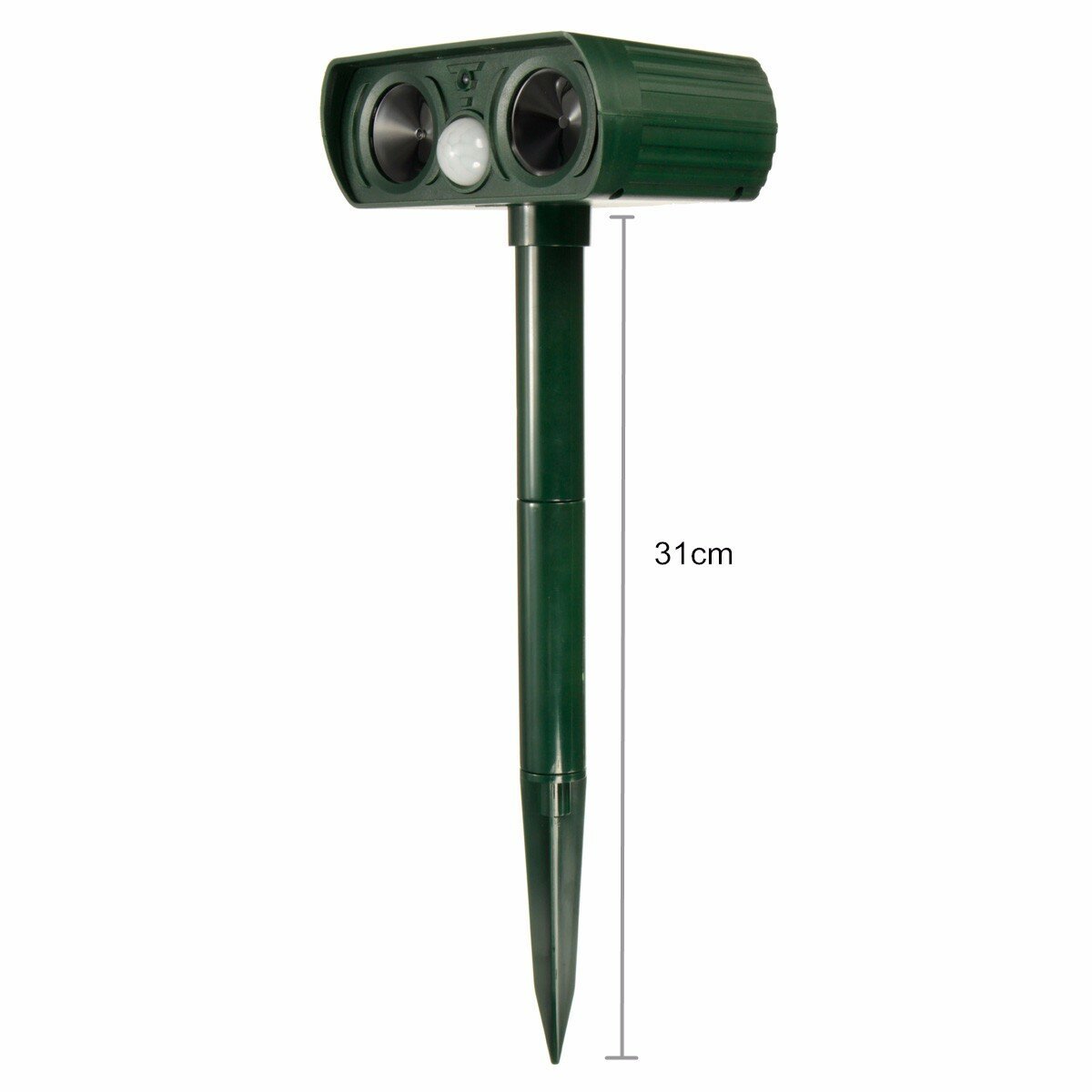 Ultrasonic Solar Power Pest Dog Repeller Repellent Cat Dog