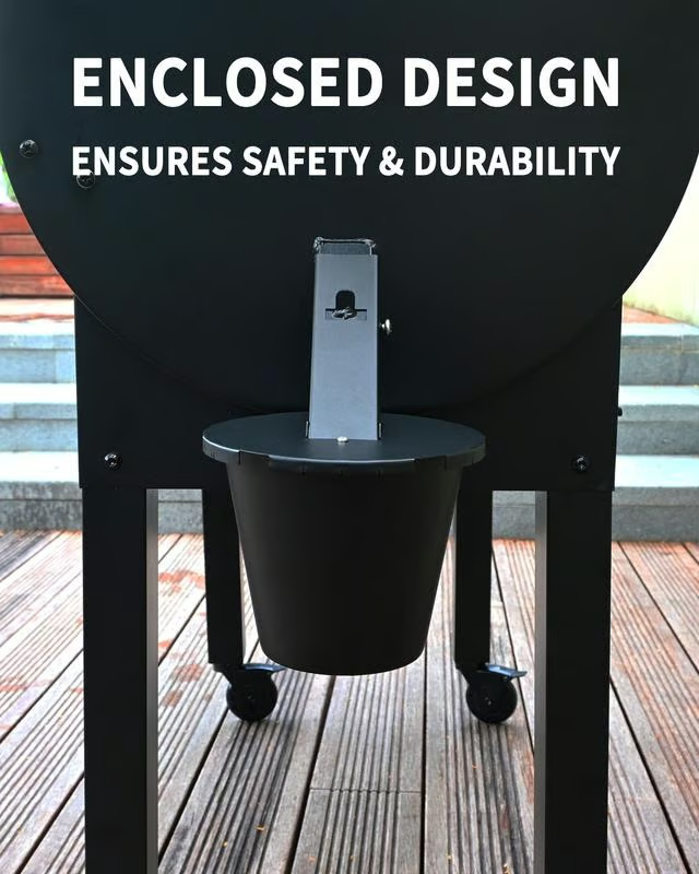 Grease Bucket with Lid & Silicone Liner