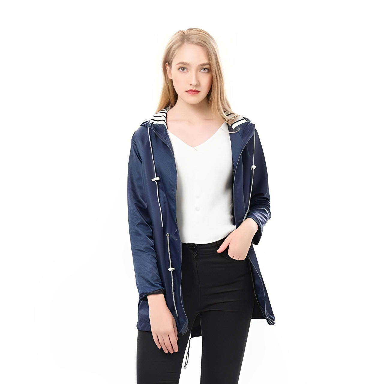 Long Rain Jacket For Women