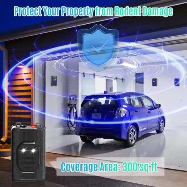 Battery-operated Car Animal Repeller 4 Pack