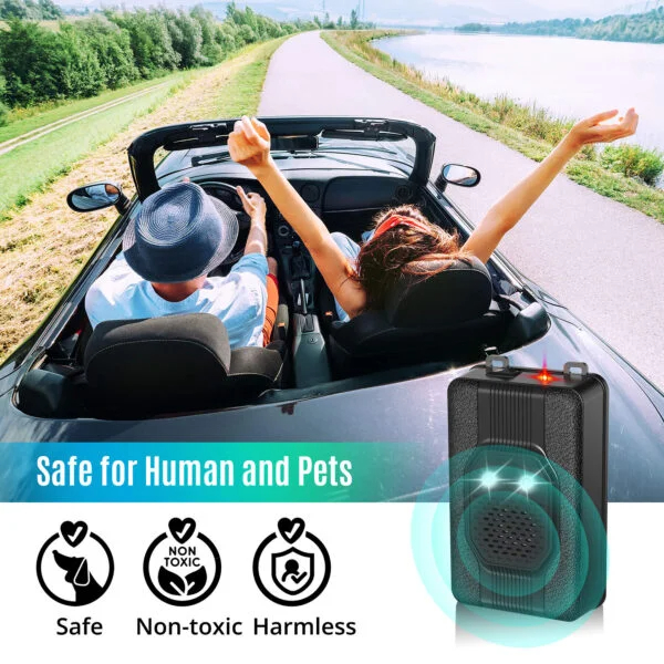 Battery-operated Car Animal Repeller 4 Pack