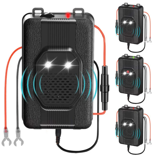 Battery-operated Car Animal Repeller 4 Pack