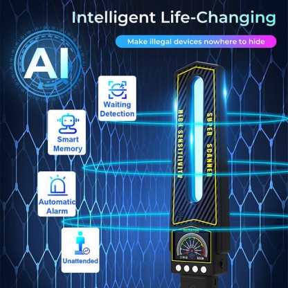 GPS Tracker Detector No. 2025 – Advanced Bug Detector for Cameras and Hidden Trackers