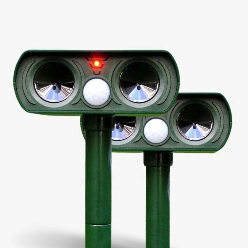 Ultrasonic Bird + Pest Repeller Solar Powered - Long Range