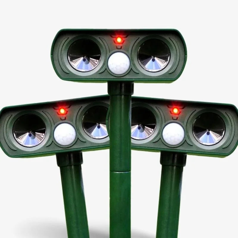 Ultrasonic Bird + Pest Repeller Solar Powered - Long Range