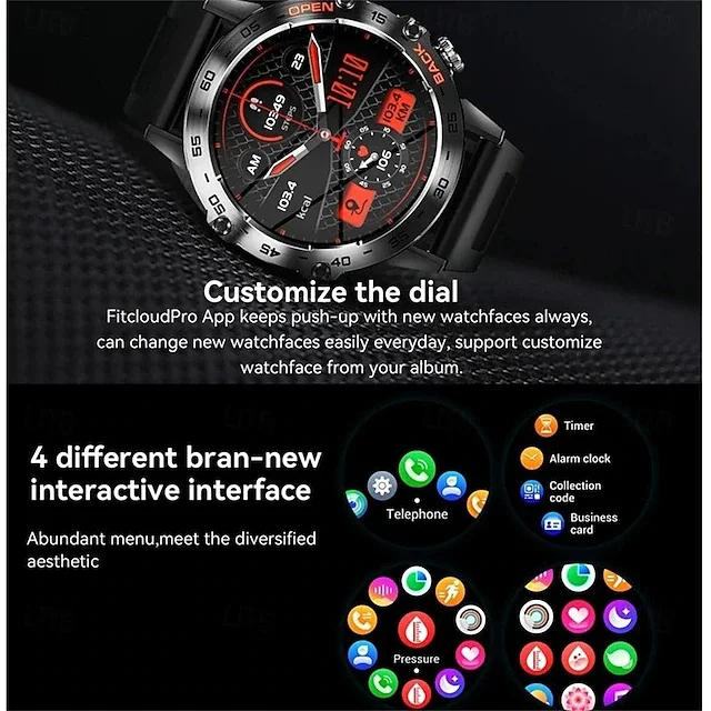 K52 Smart Watch Bluetooth Heart Rate Health Monitoring Outdoor Sport Smartwatch