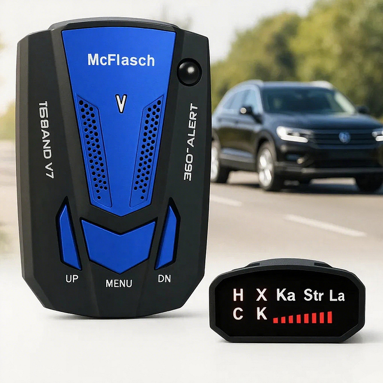 Radar Detector – Flash Speed Camera Detector with Precision Long-Range Detection for Safe Driving