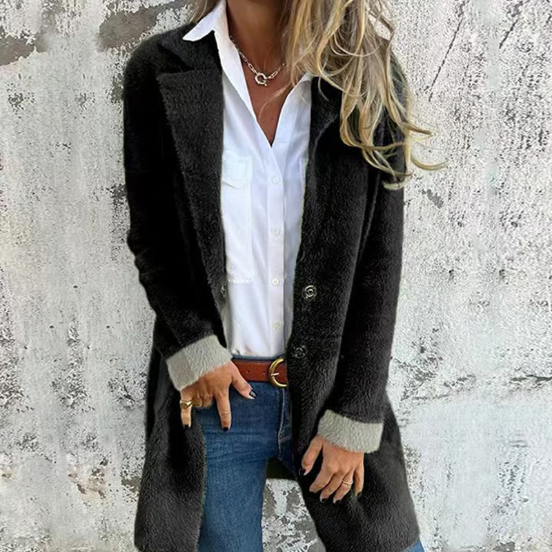 Women's Classic Mid-Length Elegant Coat