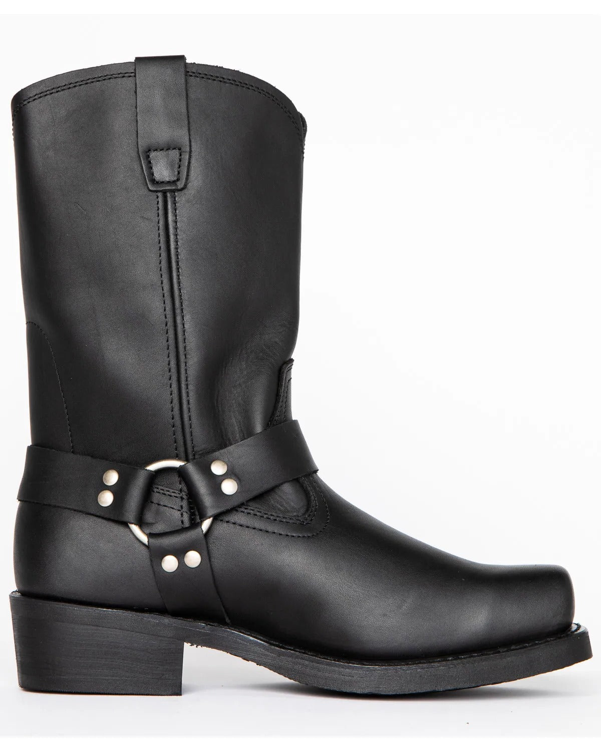 Men's Black Harness Boot - 11 Inch Tall