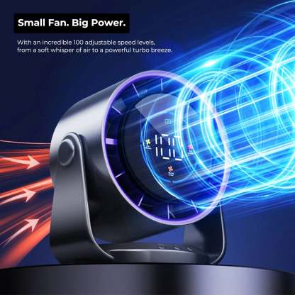 Turbo Cool Portable Air Conditioner | Whisper-Quiet, Adjustable Breeze & Compact Design for Home, Office & Car Use