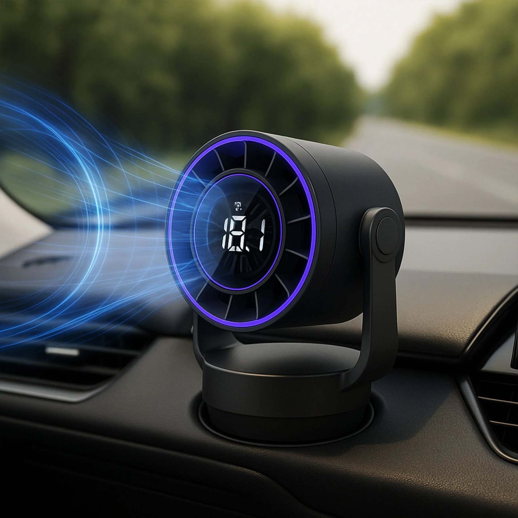 Turbo Cool Portable Air Conditioner | Whisper-Quiet, Adjustable Breeze & Compact Design for Home, Office & Car Use