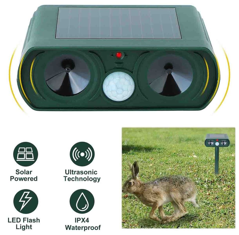 Infrared Solar Powered Animal Pest Repeller