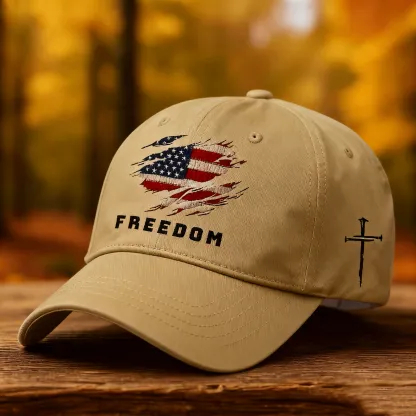 🔥LAST DAY 49% OFF - Liberty American flag print baseball cap