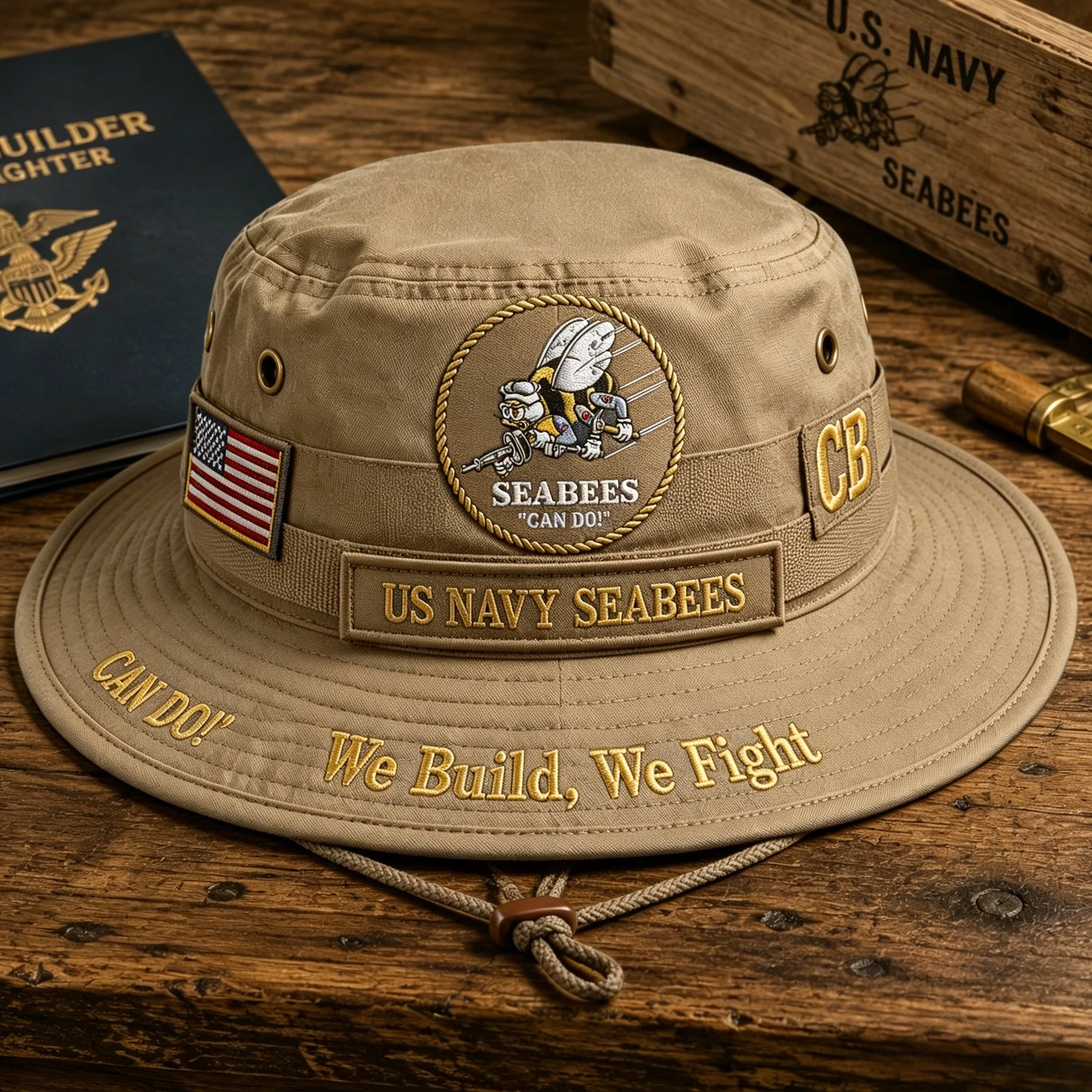 ⚓Last Day Promo: 49% OFF - 🐝U.S. Navy Seabees Bucket hat