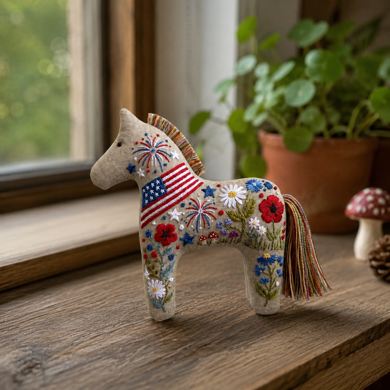🔥Limited Edition🔥USA 250th Anniversary Horse Embroidery Set