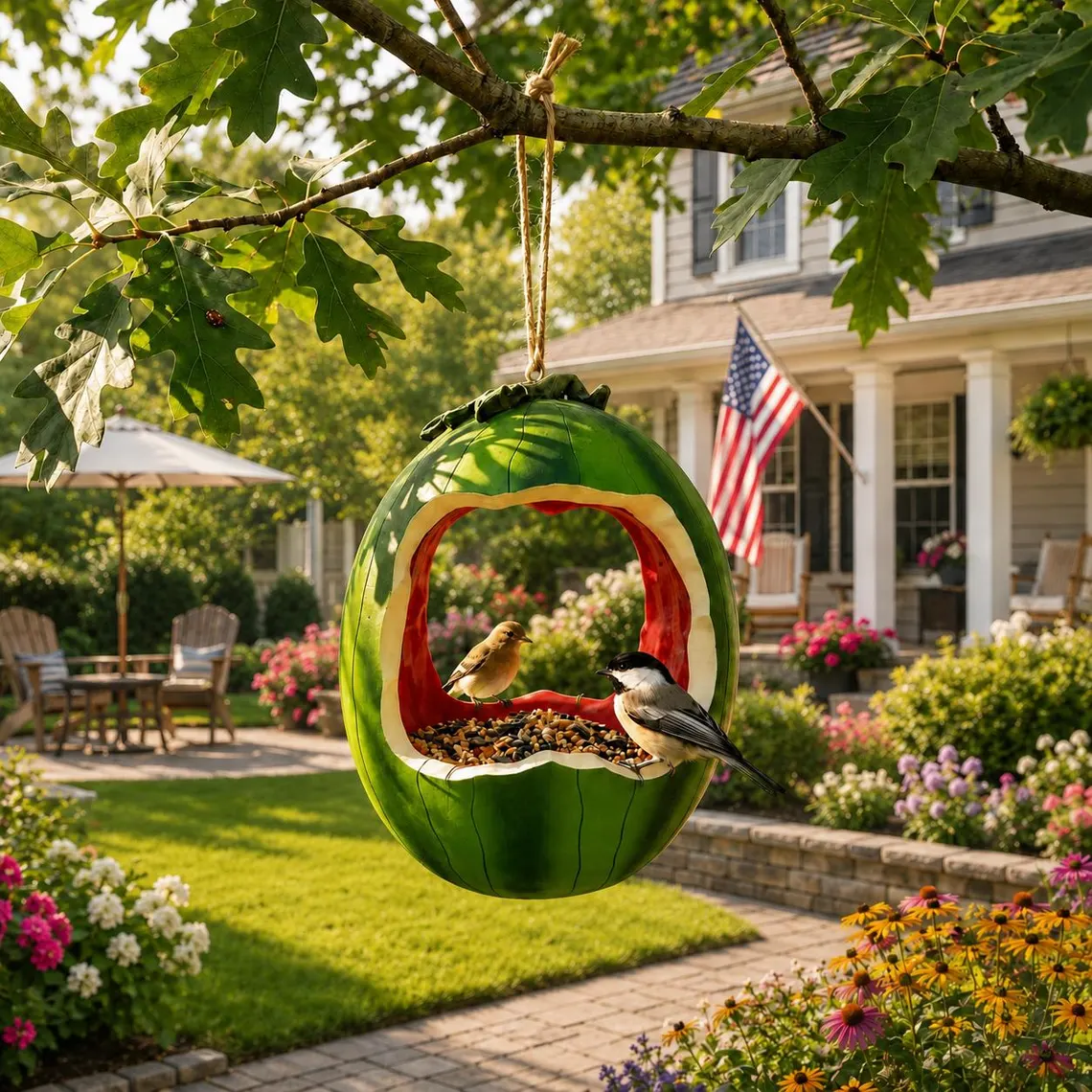Fruit Shaped Hanging Bird feeders for Outdoors