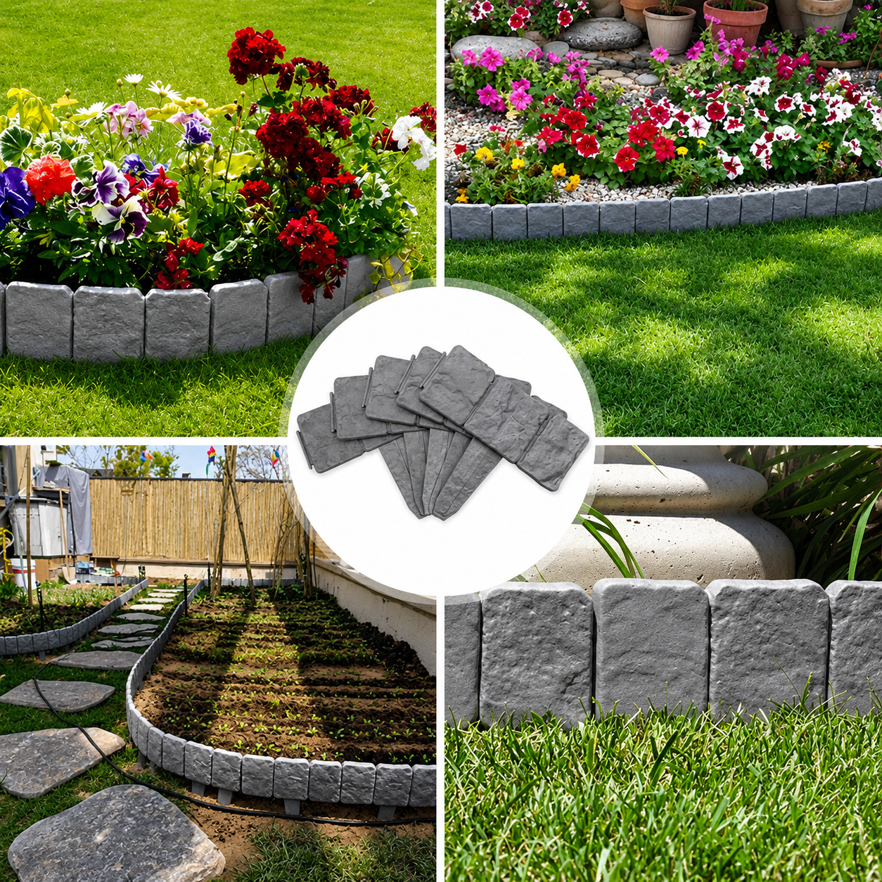 🏡2026 HOT SALE🥳💞50K+ SOLD!🌿✨ 50% OFF! Faux Stone Garden Edging Border! ♻️