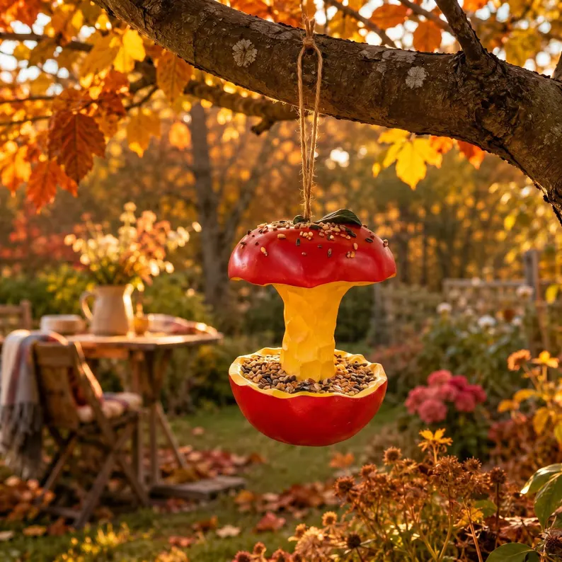 Fruit Shaped Hanging Bird feeders for Outdoors
