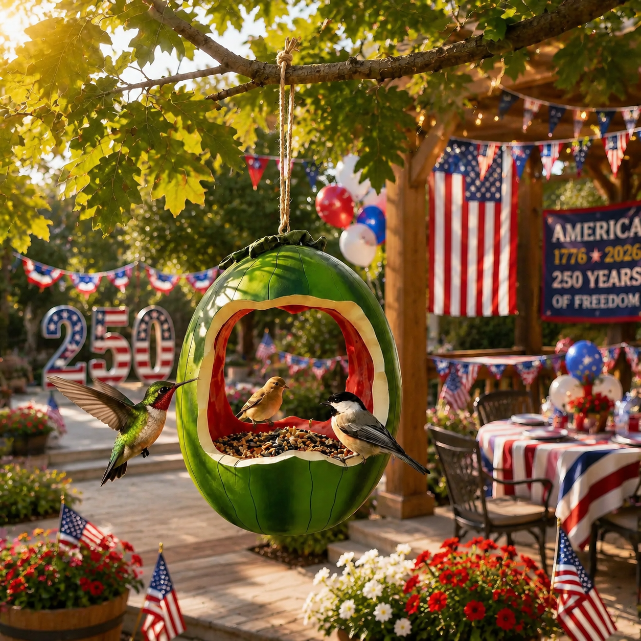 Fruit Shaped Hanging Bird feeders for Outdoors