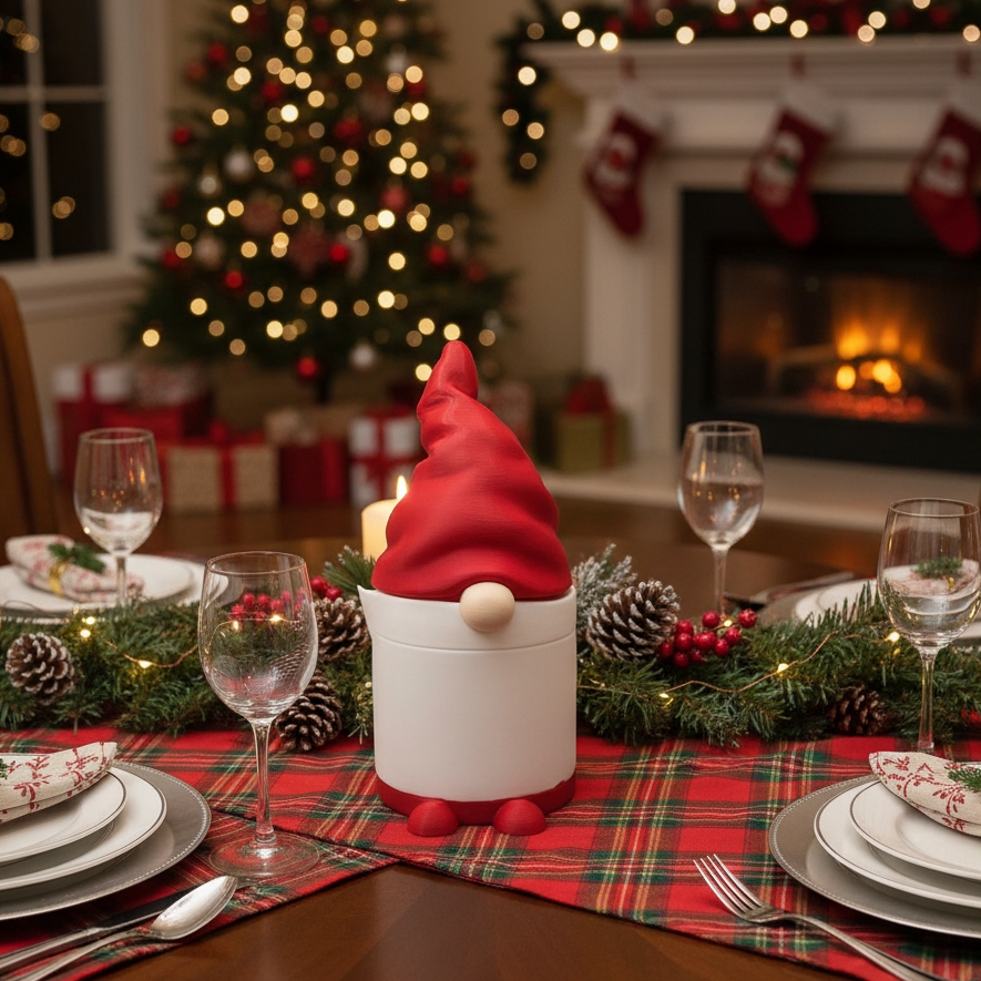 🎄 Catch the Magic of Christmas — Limited Gnome Tissue Holder!