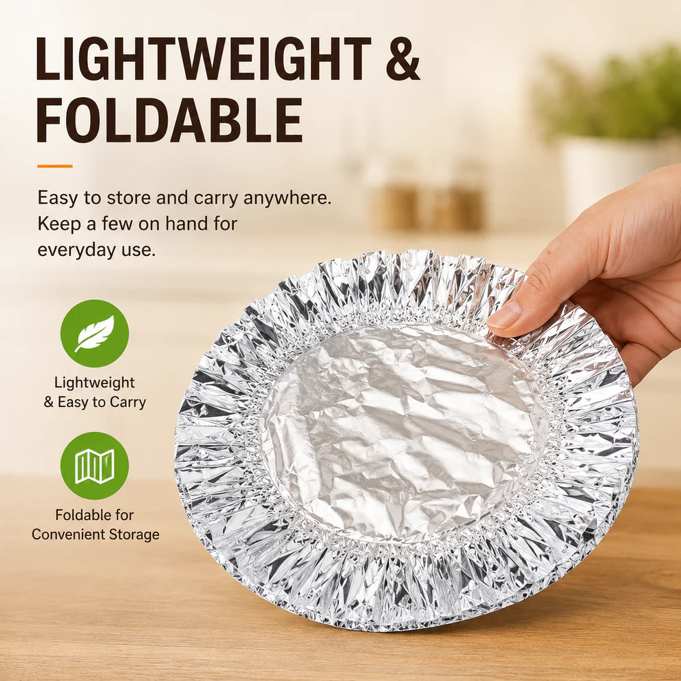 🍲Last Day 70% OFF🔥 Home dining table & food container aluminum foil heat-retaining cover